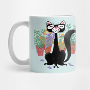 Cat Who Loved Plants Too Much Mug